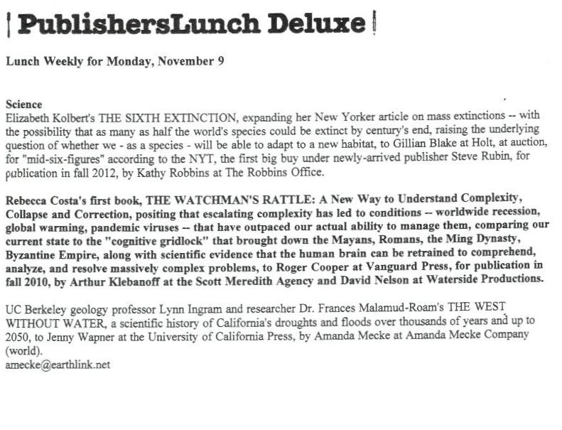 Image of Publishers Lunch